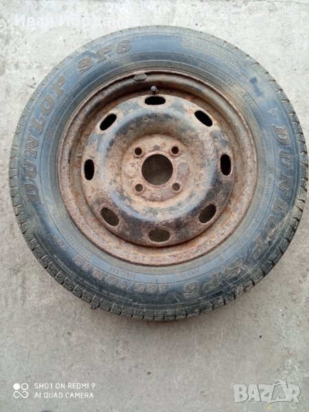 Гума DUNLOP SP6 с джанта, снимка 1