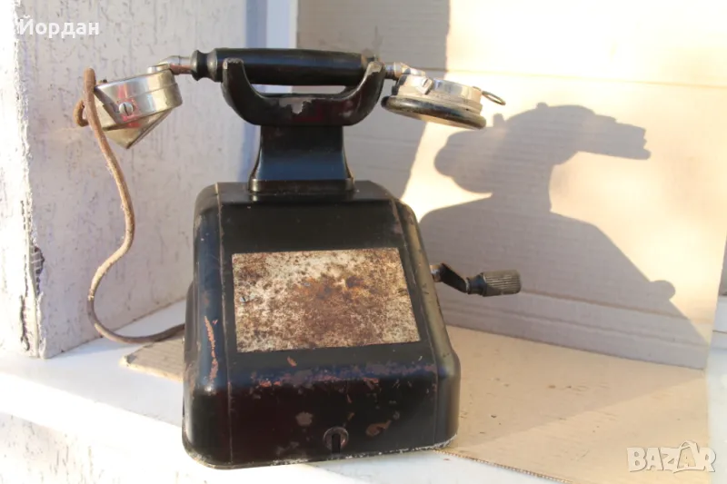 Стар Немски телефон за украса, снимка 1