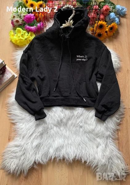 Къс ватиран суитшърт, снимка 1