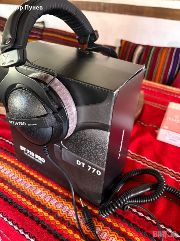  Чисто нови! Beyerdynamic DT 770 pro- 250 ohms- студийни слушалки, снимка 1