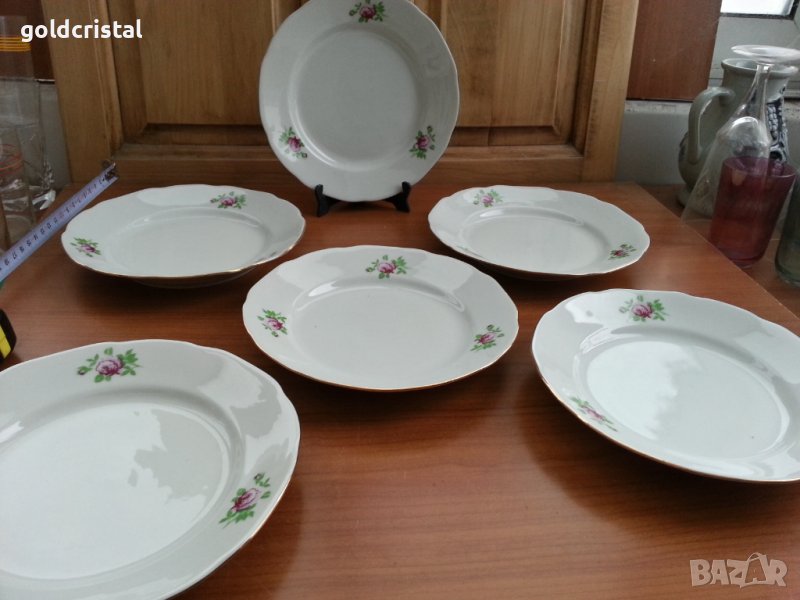 Стар български порцелан чинии , снимка 1