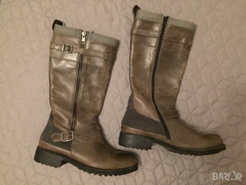 G-star оригинални дамски ботуши от естествена кожа Uk5/38, снимка 1