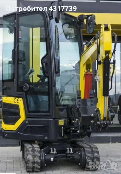 Услуги с мини багер 1200 кг с кофи 20,30 и 80 см, снимка 1