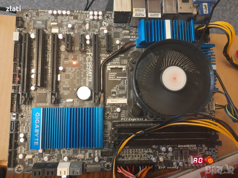 GIGABYTE GA-Z77X-UD5H + Intel Core i5-2310  Дъно + Процесор +Охлаждане, снимка 1