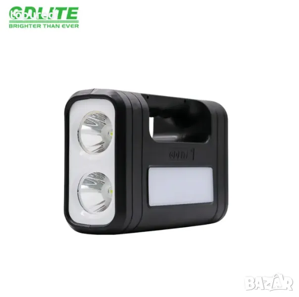 СОЛАРНА ОСВЕТИТЕЛНА СИСТЕМА GD-8017 С 3 КРУШКИ И ФЕНЕР, снимка 1