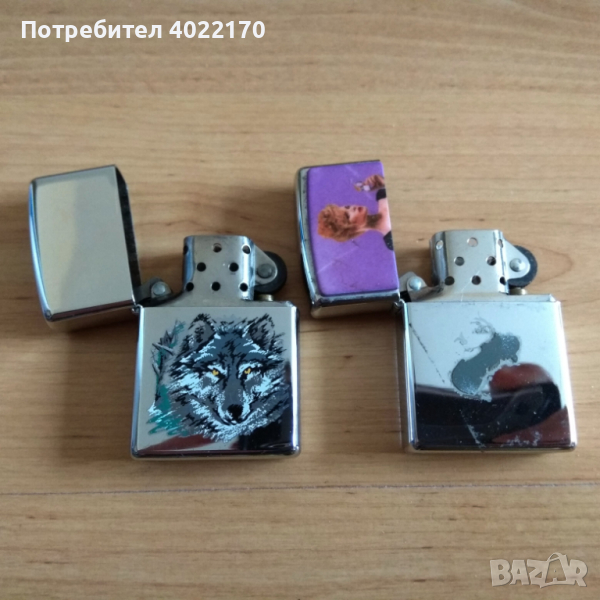 Zippo Wolf (вълк) - оригинална американска запалка от 2000 г, снимка 1
