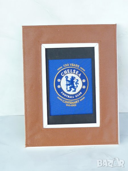 Chelsea емблема в рамка фенове на Премиършип фен 100 години, снимка 1