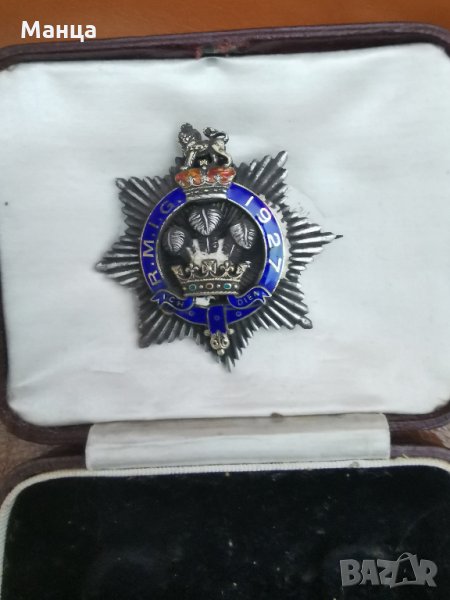 Сребърен Масонски медал, снимка 1