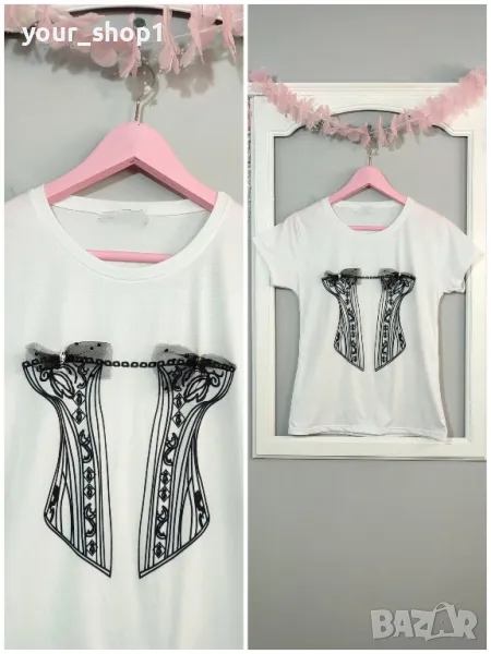 Дамска тениска корсет , снимка 1