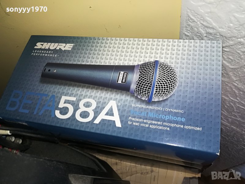 shure beta58a-микрофон с кабел 0101231032, снимка 1
