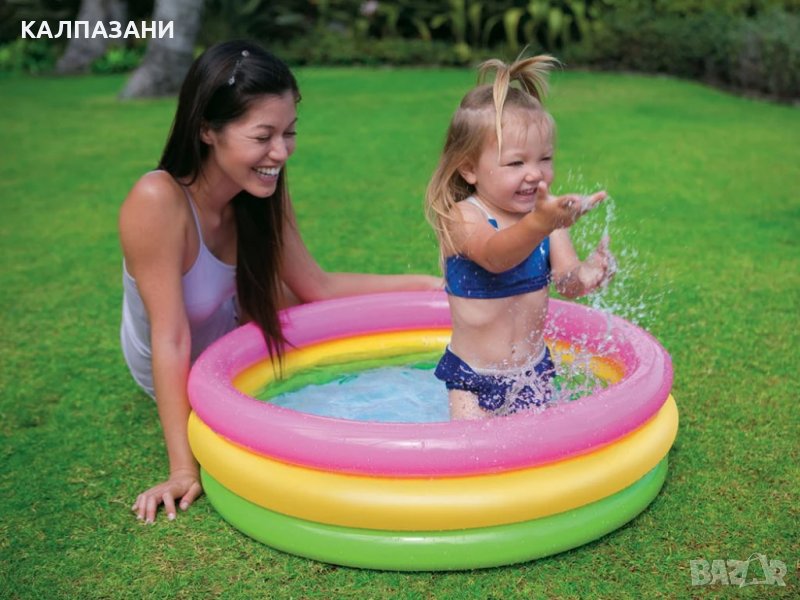 ДЕТСКИ БАСЕЙН - /86СМ Х 23СМ/- ДО 3 г INTEX 58924NP, снимка 1