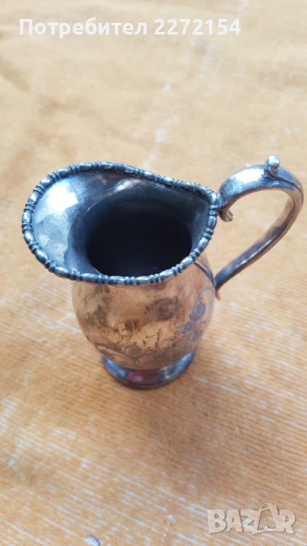 Посребрена кана, снимка 1