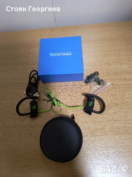 Bluetooth 5.3 слушалки TONEMAC U8, IPX7, 15 часа батерия,, снимка 1