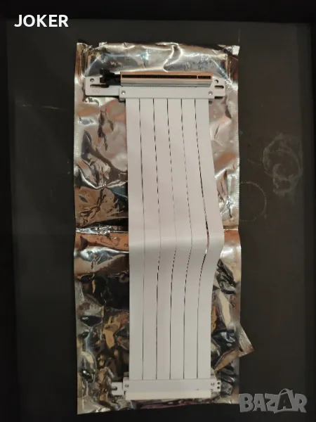 Cable PCIe 4.0 x16 кабел удължител, бял 35cm , снимка 1