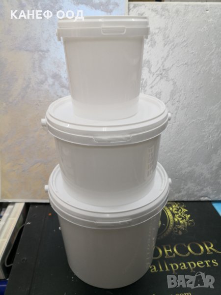 Празни пласмасови кофи - нови, снимка 1