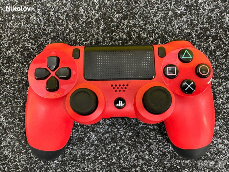 Оригинален Джойстик PS4 DualShock 4 Червен реновиран, снимка 1