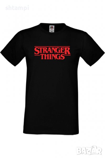 Мъжка тениска Stranger Things Logо,Филм,Сериал,, снимка 1