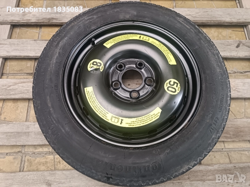 Резервна гума/патерица 16ка 5х112 Mercedes, снимка 1