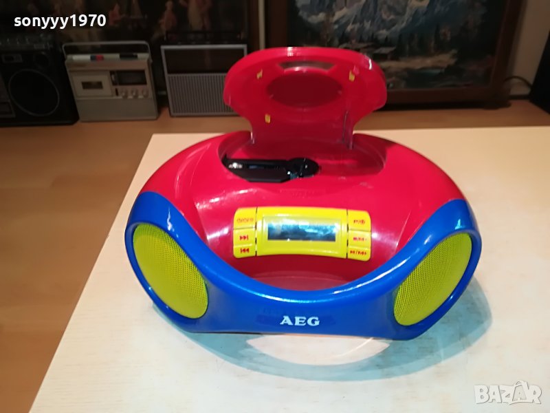 aeg sr4363 usb/cd tuner-внос германия 0506221048, снимка 1