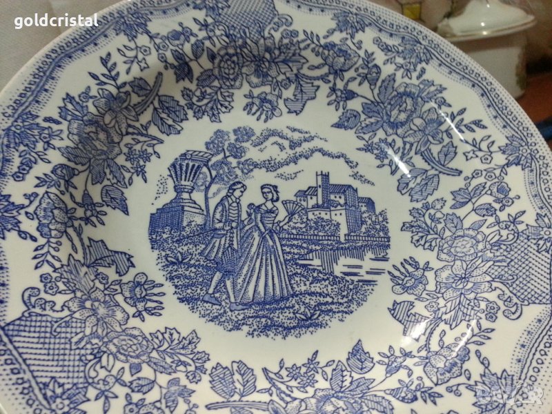 Стар порцелан купа чиния, снимка 1