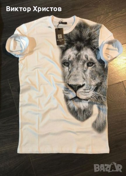 Финално намаление: Givenchy тениска - изключителен модел в бял цвят ! ! !, снимка 1