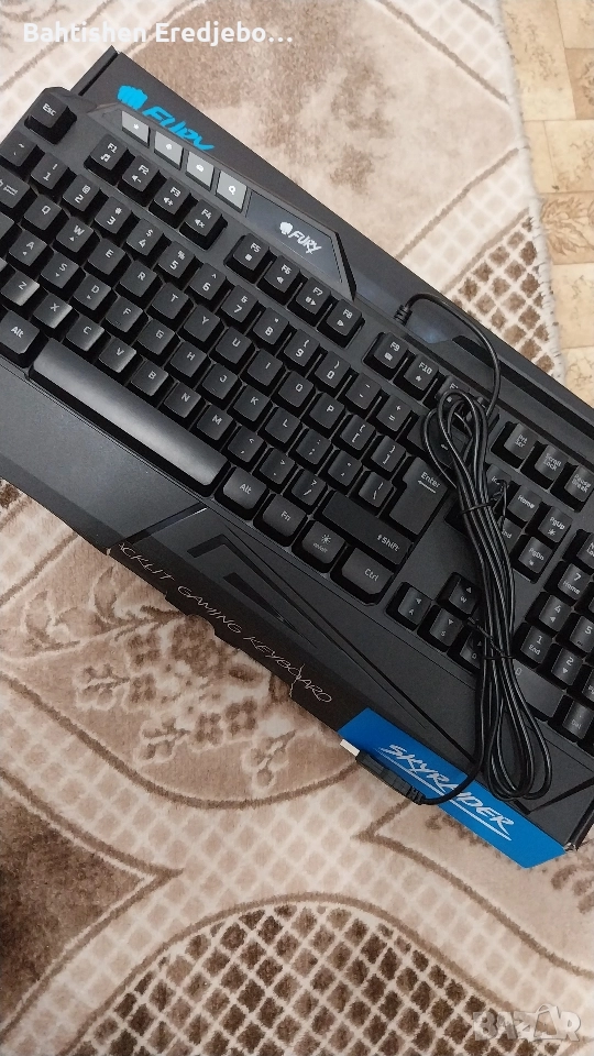 Геймърска клавиатура fury skyraider*, снимка 1