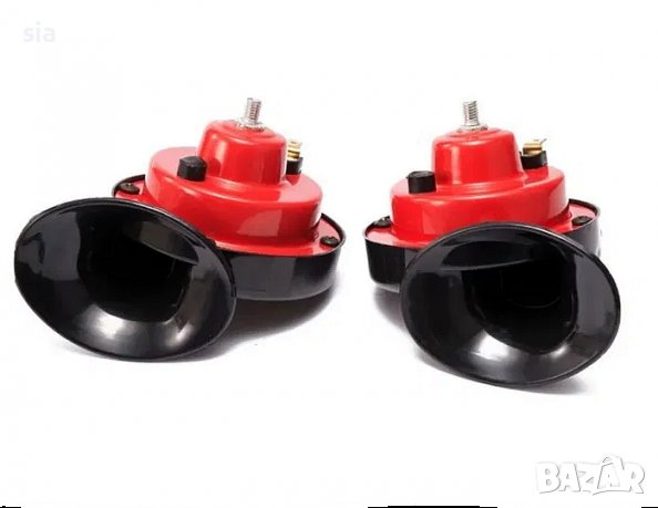 Клаксон двоен, тромба- охлюв, 12 V, снимка 1