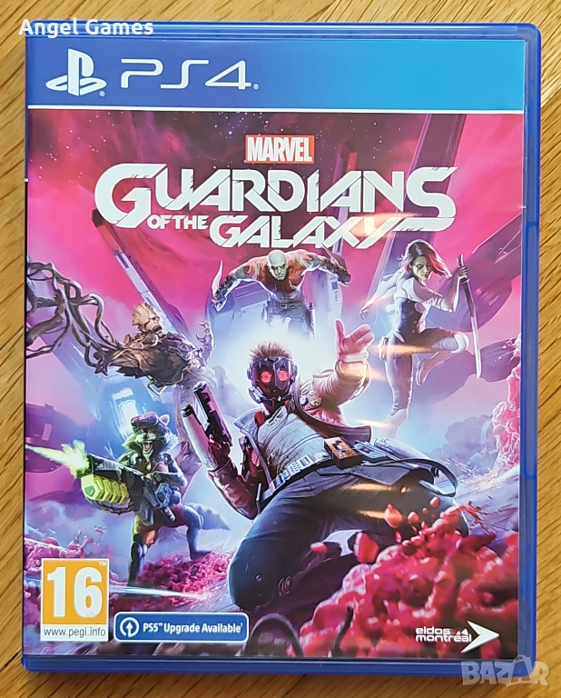 Guardians Of The Galaxy PS4 Playstation PS5 Плейстейшън Диск Marvel PS, снимка 1