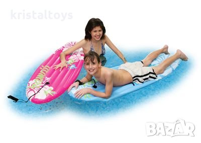 Детски надуваем сърф за повече емоции във водата и на плажа 150*53 - 14559, снимка 1