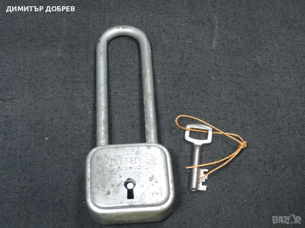 СТАР РЕТРО КАТИНАР С КЛЮЧ ABUS GERMANY, снимка 1