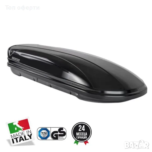 Автобокс Menabo Mania 400L (черен металик), снимка 1