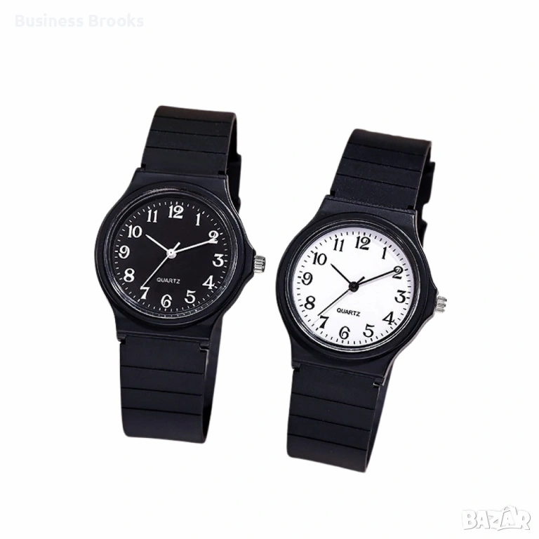 Кварцов дамски часовник със силиконова каишка – Ежедневен стил и практичност, снимка 1