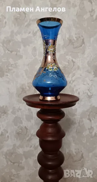 Кристална ваза Бохемия-Чехия , снимка 1