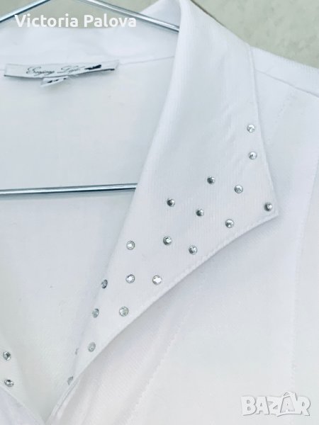 Прекрасна бяла риза/блуза ENJOY LIFE, снимка 1