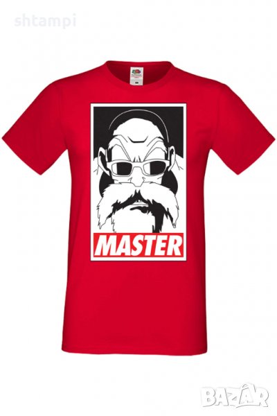 Мъжка тениска Dragon Ball Z Master Roshi,Анимация,игра,Празник,Повод,, снимка 1
