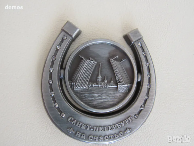 Автентичен 3D магнит от Санкт Петербург, Русия, снимка 1