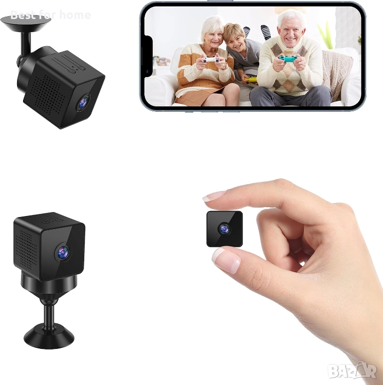 Мини камера, 4K HD, снимка 1