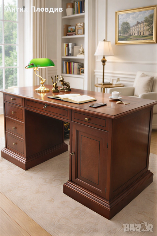 Голямо бюро в неокласически стил, снимка 1