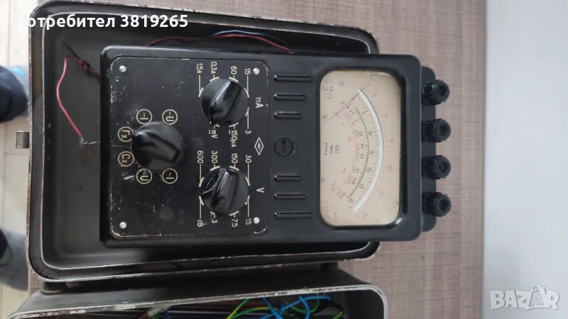Стар руски измервателен уред,,мултицет,,, снимка 1