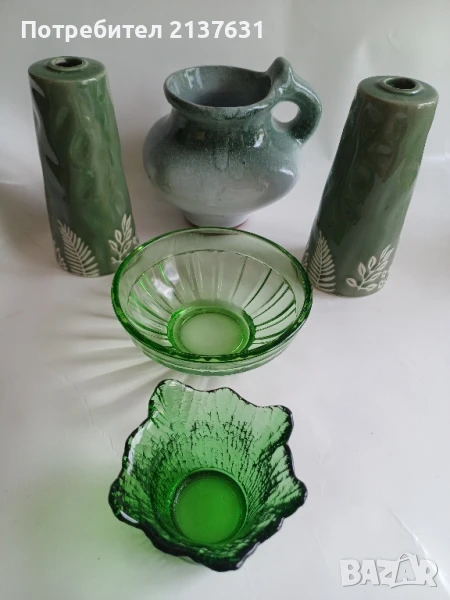 ВСИЧКО в ЗЕЛЕНО  - ПОРЦЕЛАН, СТЪКЛО и КЕРАМИКА , снимка 1