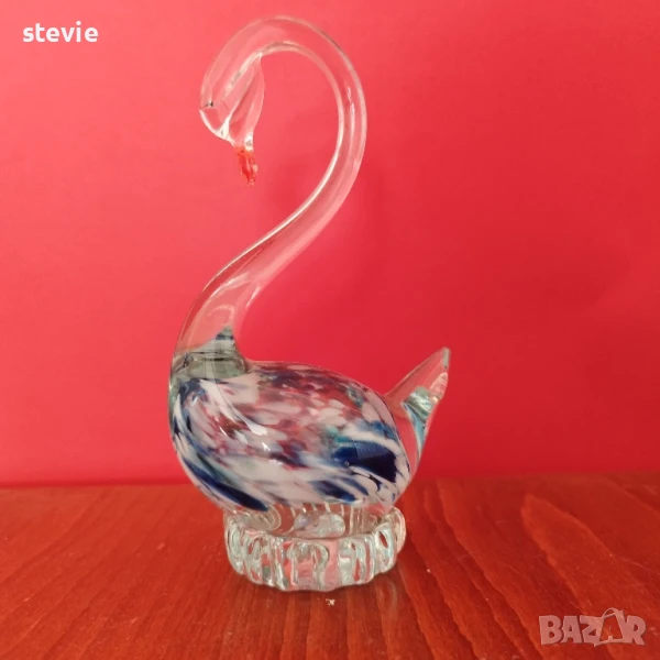 Стъклен лебед, снимка 1