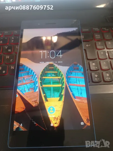 Таблет Lenovo Tab3 7 Voice, Черен с 4G модул с процесор 4x Cortex-A7 (1.0 GHz), 7.0", 1 GB DDR2, 8 G, снимка 1