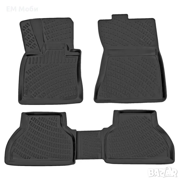 Гумени Стелки Rizline 3D тип Легени К-т 4 части за BMW X5 E70 2006-2013, снимка 1