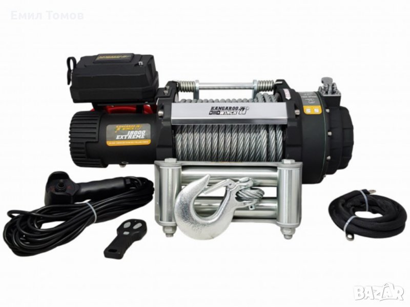 Лебедка за пътна помощ KangarooWinch/PowerWinch K 18000 Exrteme PRO - 8182 kg -НОВА, снимка 1