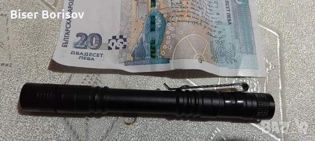 UV Лампа Фенерче с щипка за писалка детектор за фалшиви банкноти, снимка 5 - Друга електроника - 53098399