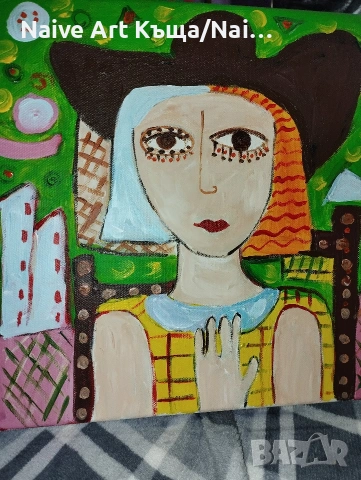 Картина платно маслени бои акрилни бои 32 /32