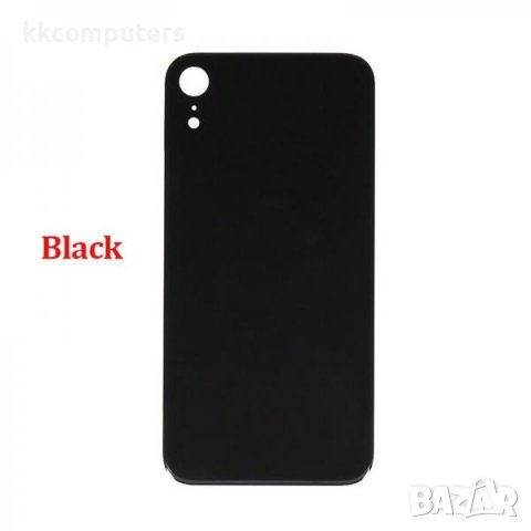 Капак батерия / Задно стъкло (BIG HOLE) за iPhone XR 6.1 / Черен Баркод : 482661