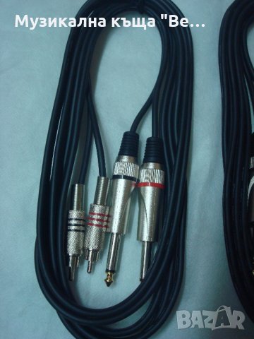 Двоен кабел 2 жака - чинчове /3м./, снимка 3 - Други - 35140547