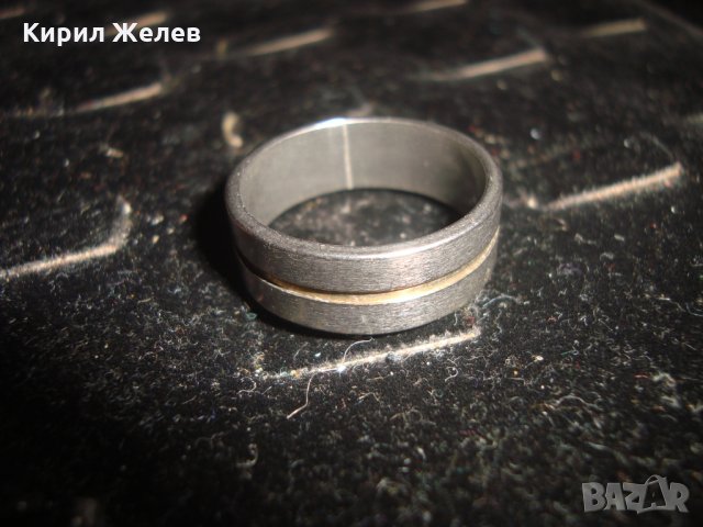 КРАСИВА АРТ ХАЛКА БЛАГОРОДНА СТОМАНА ПРЪСТЕН 19670