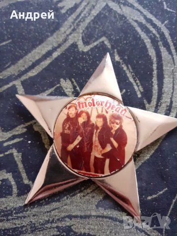 Стара значка Motorhead, снимка 2 - Други ценни предмети - 29735982